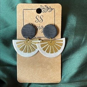 Polymer clay earrings